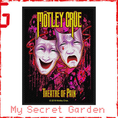 Motley Crue - Theatre Of Pain Official Standard Patch ***READY TO SHIP from Hong Kong***